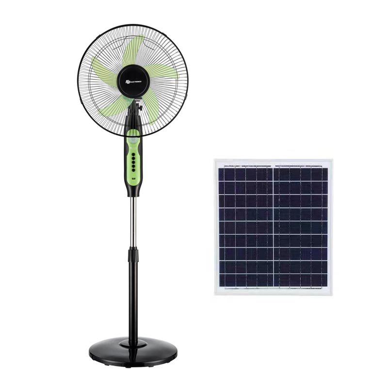 Ventilador de suporte solar de 16